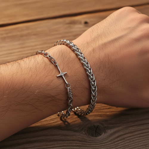 ASTRYX CROSS LINK BRACELET SET