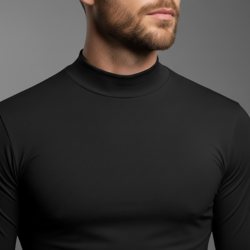 Base Mock Neck – Black
