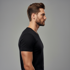 Core V-Neck Tee – Black